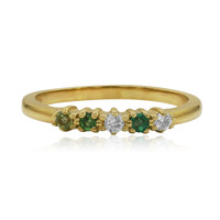 Bague en argent et Péridot