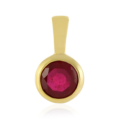 Pendentif en argent et Rubis de Madagascar