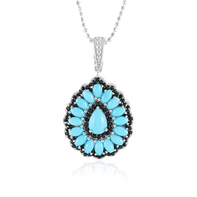Collier en argent et Turquoise Sleeping Beauty (Dallas Prince Designs)