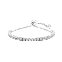 Bracelet en argent et Topaze blanche