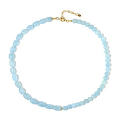 Collier en argent et Aigue-marine
