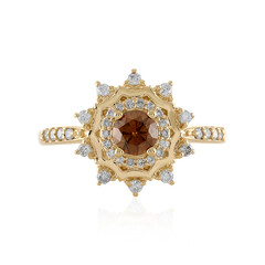 Bague en or et Diamant champagne I3 (de Melo)