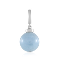 Pendentif en argent et Aigue-marine du Brésil