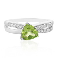 Bague en argent et Péridot