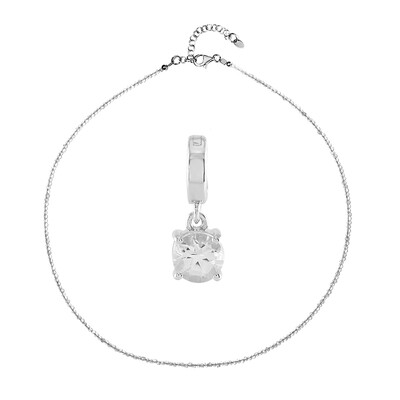 Parure en argent et Topaze blanche