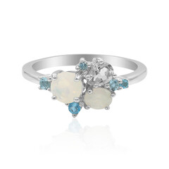 Bague en argent et Opale Welo