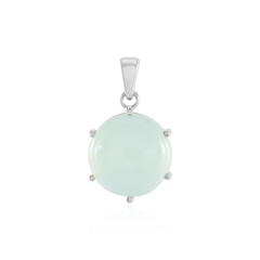 Pendentif en argent et Calcédoine d'eau