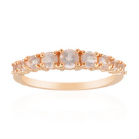 Bague en argent et Quartz rose