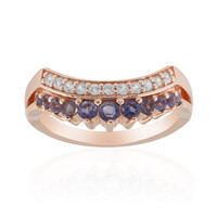 Bague en argent et Iolite