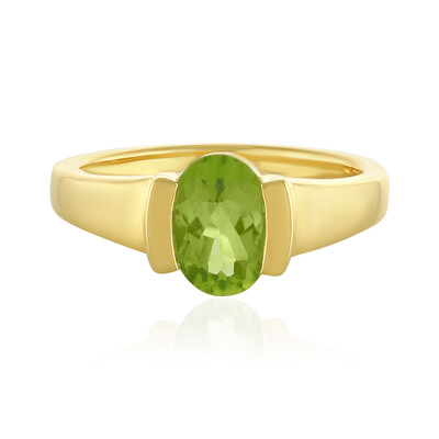 Bague en argent et Péridot