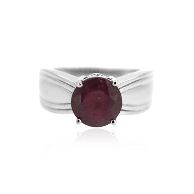Bague en argent et Rubis