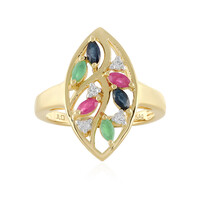 Bague en argent et Emeraude de Socoto