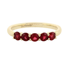 Bague en or et Spinelle rouge noble (La Revelle)