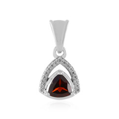 Pendentif en argent et Grenat du Mozambique
