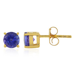 Boucles d'oreilles en argent et Tanzanite