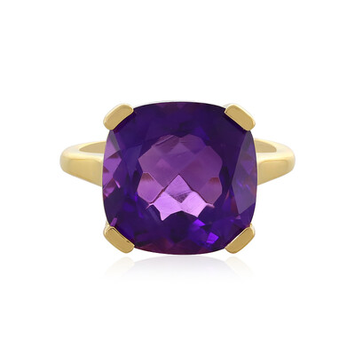 Bague en argent et Améthyste de Zambie
