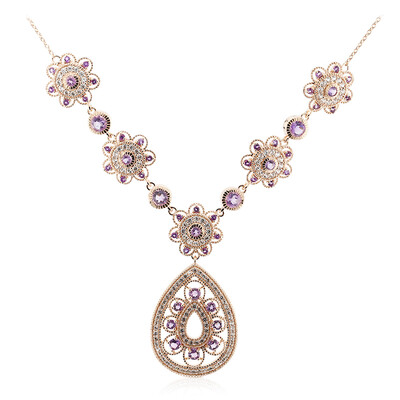 Collier en argent et Améthyste