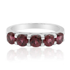 Bague en argent et Grenat Rhodolite
