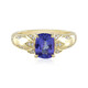 Bague en or et Tanzanite AAA (de Melo)