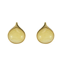 Boucles d'oreilles en argent et Ambre baltique