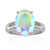Bague en argent et Quartz Rayon de Lune