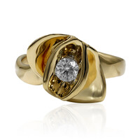 Bague en or et Diamant IF (D)