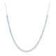 Collier en argent et Topaze bleu ciel