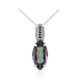Collier en argent et Quartz mystique