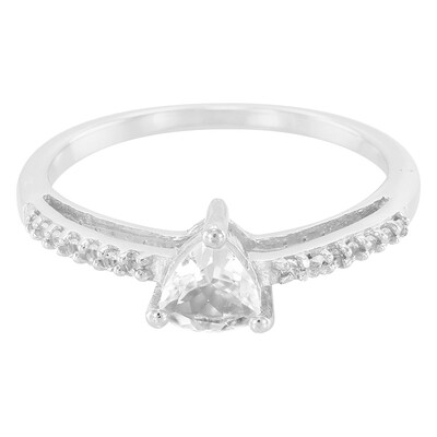 Bague en argent et Goshénite