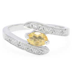 Bague en argent et Opale de Feu