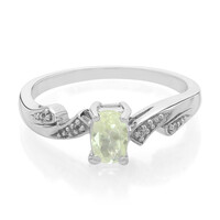 Bague en argent et Orthose