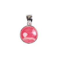 Pendentif en argent et Rhodochrosite