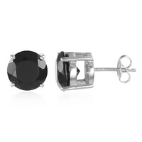 Boucles d'oreilles en argent et Onyx noir