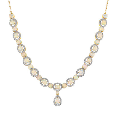 Collier en argent et Opale Welo
