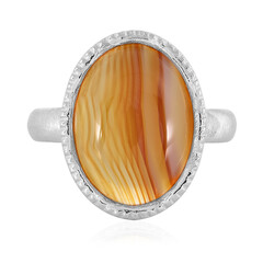 Bague en argent et Agate