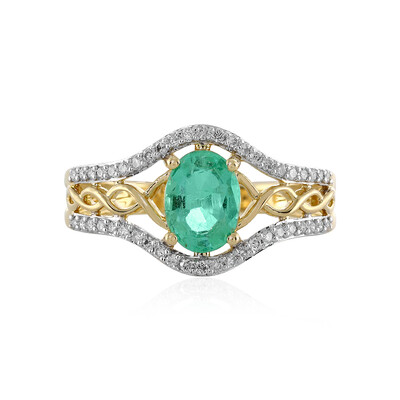 Bague en or et Emeraude de Colombie (AMAYANI)