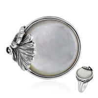Bague en argent et Nacre (Art of Nature)