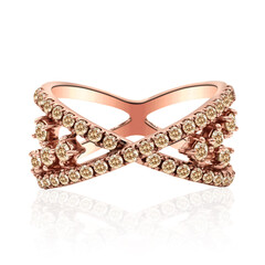 Bague en or et Diamant rose de France SI1 d'Argyle 