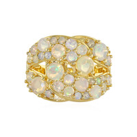 Bague en argent et Opale Welo