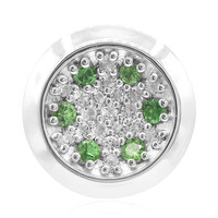 Pendentif en argent et Grenat Tsavorite