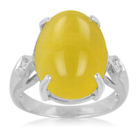Bague en argent et Aragonite de Capillitas