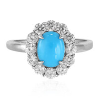Bague en argent et Turquoise Sleeping Beauty