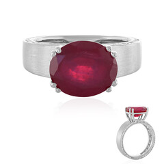Bague en argent et Rubis de Madagascar (de Melo)