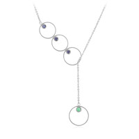 Collier en argent et Emeraude de Sao Francisco