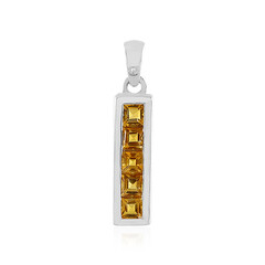 Pendentif en argent et Citrine