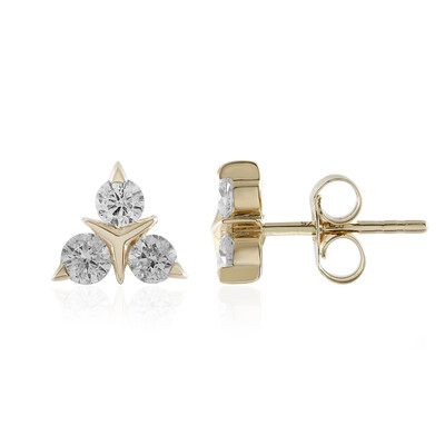 Boucles d'oreilles en or et Diamant I2 (H) (de Melo)