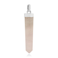 Pendentif en argent et Quartz rose
