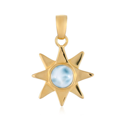 Pendentif en argent et Larimar