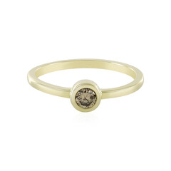 Bague en or et Diamant champagne I4