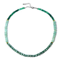 Collier en argent et Hématite dorée
